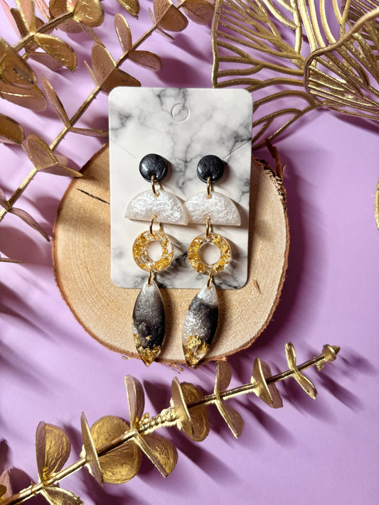 Geometric Drop Earrings